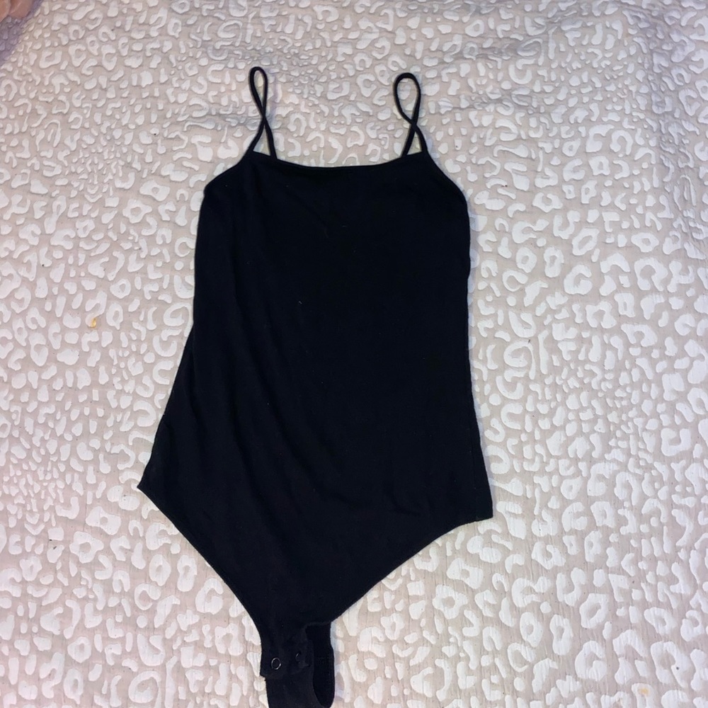Black Tank Top Bodysuit